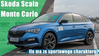 Skoda Scala Monte Carlo 1.5 TSI 150KM 2021 | Ile ma ze sportowego charakteru?