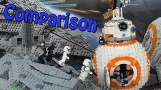 Lego Star Wars Comparison: BB-8 75187 Vs First Order Star Destroyer 75190