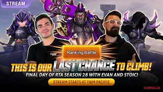 This is Our Last Chance to Climb! Final day of RTA S28 with Evan and Stoic!