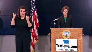 Gov. Kim Reynolds press conference on Iowa COVID-19 response (May 5, 2020)