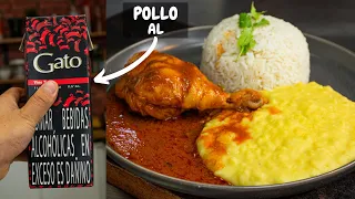 Pollo al VINO con Pure | Abelca