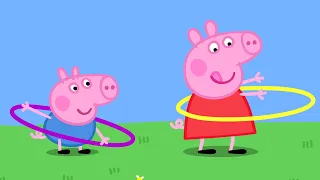 Peppa Pig Plays With Hoops ⭕️ Peppa Pig Asia 🐽 Peppa Pig English Episodes