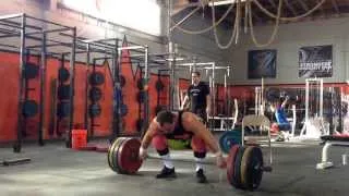 Vasiliy Polovnikov 275lb muscle snatch double