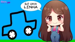 DESAFIO DO DESENHO COM UMA LINHA! (Car Drawing Game)