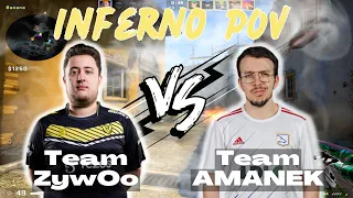 CSGO POV | ZywOo vs Team AMANEK (Map 1: Inferno) POV | FACEIT Ranked | Apr 10, 2023