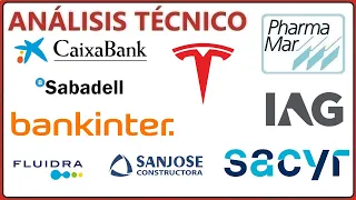 []Análisis Técnico[] 25/1 IAG, PHARMA MAR, SACYR, CAIXABANK, SABADEL, BANKINTER, FLUIDRA, TESLA, GSJ