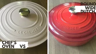 Le Creuset Chef's Oven Vs LC Round Wide Dutch Oven |Le Creuset Sale Items| This or That| July 2023