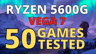 RYZEN 5600G VEGA 7 GAMING TEST IN 720p & 1080p