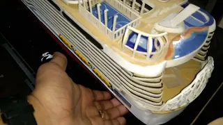 Homemade cruise ship 97 percent in Progress Wonder of the Seas!