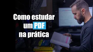 Como estudar um PDF - na prática