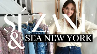 SÉZANE X SEA NEW YORK | Collab Try On Haul & Review!