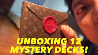 Unboxing 12 of Dan and Dave Mystery Decks!