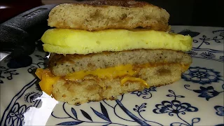 McDonald's Egg,Cheese & Sausage McGriddle Review