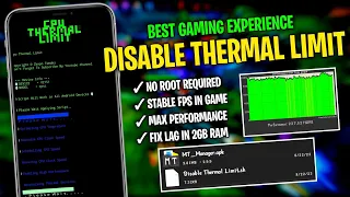 Disable Thermal Limit On Any Android | Overclock Android For Gaming & Performance | No Root