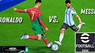 RONALDO🇵🇹 VS MESSI🇦🇷  BATTLE!!! 2024