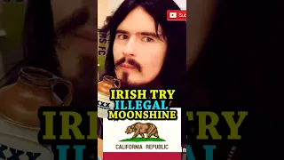 Irish People Try ILLEGAL Californian Moonshine For First Time @LeatherJacketGuy #Shorts