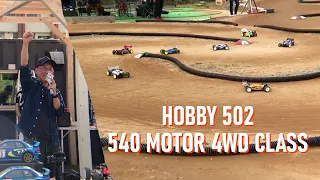 2024年4月 HOBBY502CUP 4WD540クラス決勝