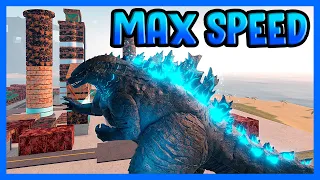 How Fast Is MAX GODZILLA 2019? - Roblox Kaiju Universe