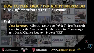 How to talk about far-right extremism and disinformation in the classroom - with Dr. Joan Donovan