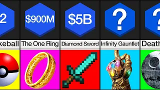 Price Comparison: Most Expensive Fictional Items