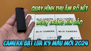 Cách sử dụng camera bật lửa k9 chi tiết A-Z, camera ngụy trang bật lửa wifi full4k tốt nhất hiện nay