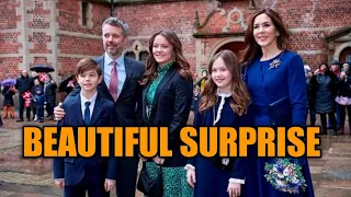Crown Princess Mary of Denmark's four adorable children made a lovely surprise for their mom 😊