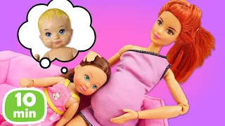 Barbie Geschichten Kompilation - Puppen Videos für Kinder.