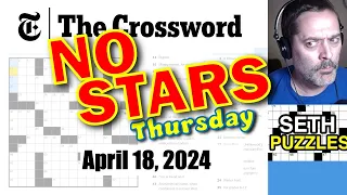 April 18, 2024 (Thursday): Zero Stars! New York Times Crossword Puzzle