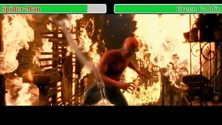 Spider-Man vs Green Goblin with Healthbars / Burning Building Fight