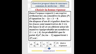 Exercice  4 géométrie et probabilité