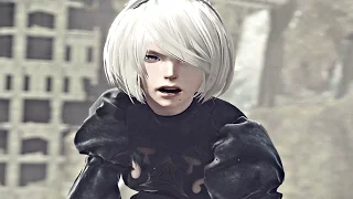 Nier Automata - All Cutscenes / Full Movie (All Characters) ALL ENDINGS