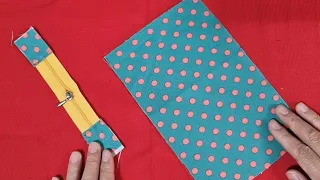 How to make a small zipper pouch that even beginners can easily make. diy coin purse