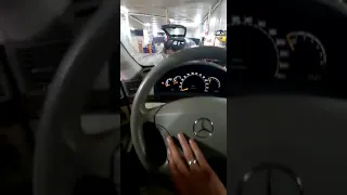 Mercedes W220 проверка уровня масло в двигателе.