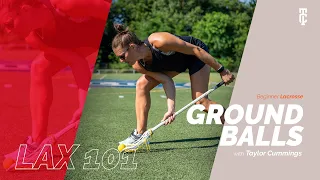 Scooping a Ground Ball in Lacrosse // LAX 101