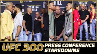 Full UFC 300 Press Conference Staredowns | UFC 300 | MMA Fighting