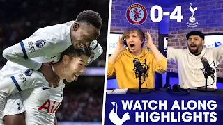 Tottenham Destroy Villa! *SCENES* Villa 0-4 Tottenham [WATCHALONG HIGHLIGHTS]