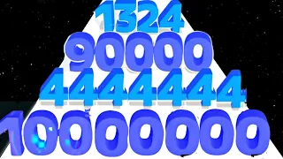 Number Master (vs) Infinity Run 2048: Jelly Cube - ASMR Gameplay
