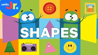 Learn Shapes! 🟡 Shapes Songs with the StoryBots | Netflix Jr