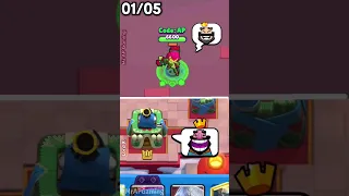 Super EXCLUSIVE Clash Royale Emotes in Brawl Stars😱😱😱 Sneak Peeks #shorts #codeap #bizarrecircus