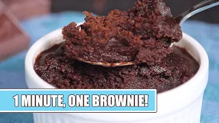 1 Minute Brownie in a Mug | Single Serve Recipe | How Tasty Channel