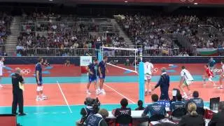 London 2012 Olympics Mens Volleyball ITA v BUL