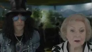 Slash & Betty White Commercial for the LAIR at L.A. Zoo Opens Mar. 8 (green pythons)