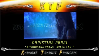 Karaoké - Christina Perry  - a thousand years - mille ans ( FR ) feat Funkyz