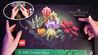 Lego ASMR 🌱 Building Tiny Succulents with You! 🌵 Binaural Soft Spoken