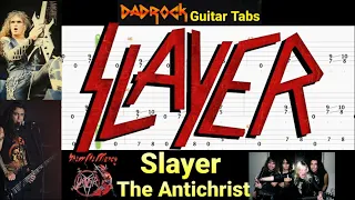 The Antichrist - Slayer - Guitar + Bass TABS Lesson