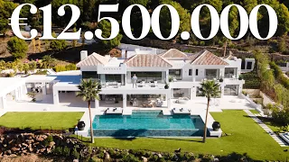 Inside €12.500.000 Brand New Modern MEGA MANSION Frontline Golf in Marbella | Drumelia Real Estate