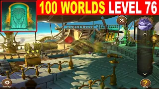 100 Worlds LEVEL 76 Walkthrough - Escape Room Game 100 Worlds Guide