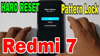 Redmi 7 (M1810F6LI) Hard Reset or Pattern Unlock Easy Trick With Keys