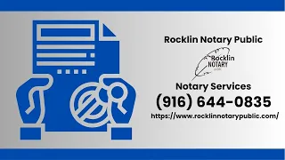 Notary Services in Lincoln California - Rocklin Notary Public