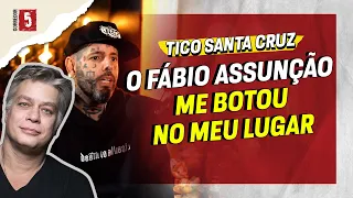 FÁBIO ASSUNÇÃO colocou TICO SANTA CRUZ no lugar dele | Recortes do Clê